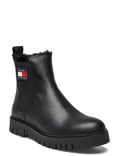 Se Tommy Hilfiger Tjw Chelsea Boot Wl Tommy Hilfiger Black ved Booztlet