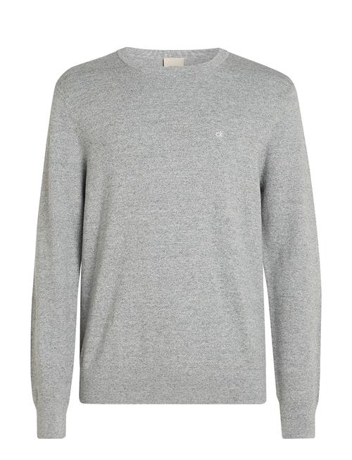 Calvin Klein Micro Pique Structure Sweater Calvin Klein Grey