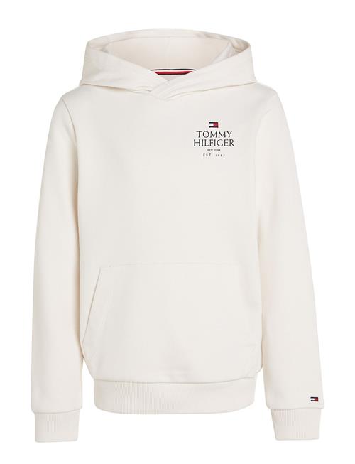 Th Logo Puff Print Reg Hoodie Tommy Hilfiger White