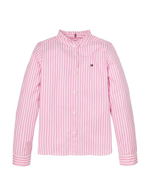 Tommy Hilfiger Ruffle Collar Blouse Ls Tommy Hilfiger Pink