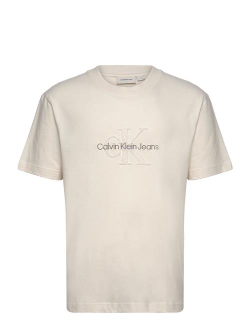 Calvin Klein Jeans Chenille Monologo Tee Calvin Klein Jeans Cream