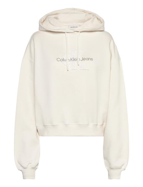 Calvin Klein Jeans Chenille Monologo Hoodie Calvin Klein Jeans Cream