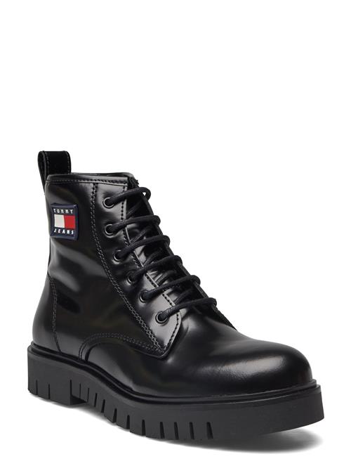 Se Tommy Hilfiger Tjw Lace Up Boot Tommy Hilfiger Black ved Booztlet