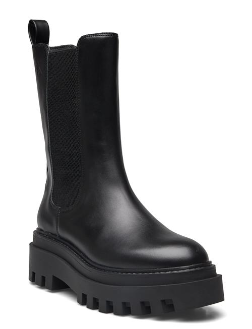 Calvin Klein Flatform Chelsea Boot Mg Lth Calvin Klein Black