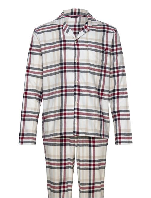 Tommy Hilfiger Ls Flannel Pj Shirt Set Tommy Hilfiger Beige