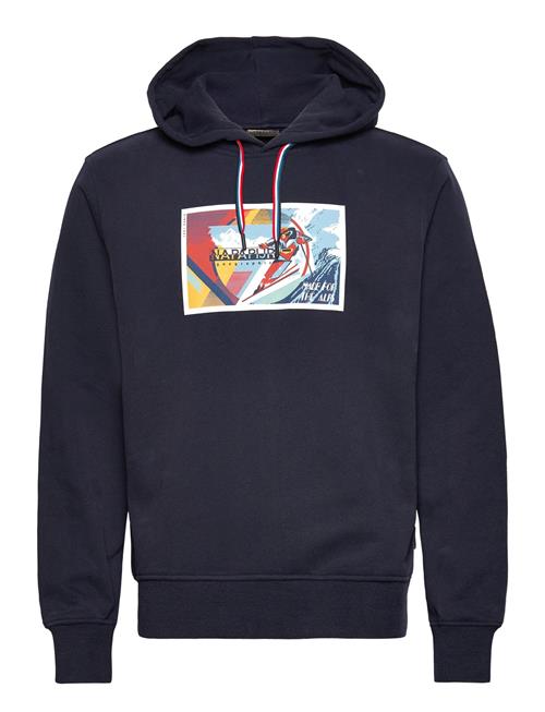 Se Napapijri Portalet Hoodie Napapijri Blue ved Booztlet