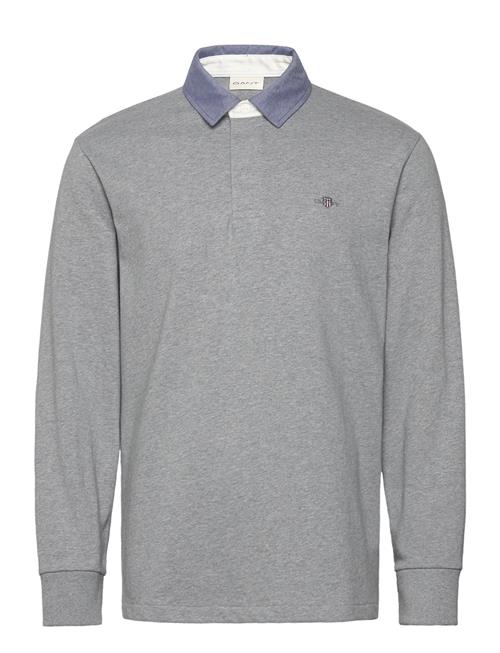 Se GANT Reg Chambray Heavy Rugger GANT Grey ved Booztlet