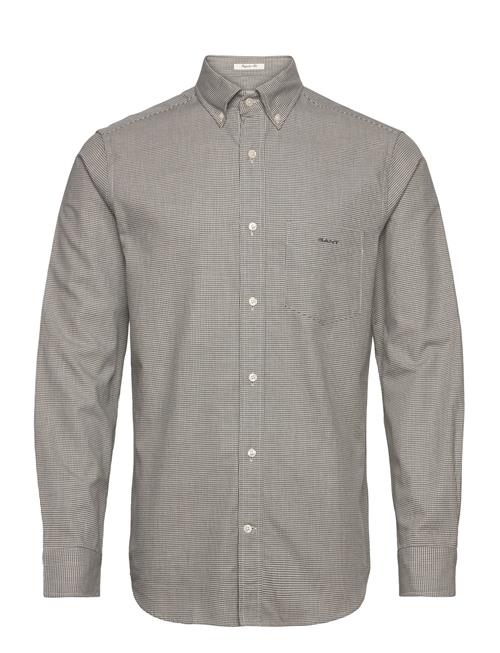 GANT Reg Houndstooth Wool Flannel Shirt GANT Beige