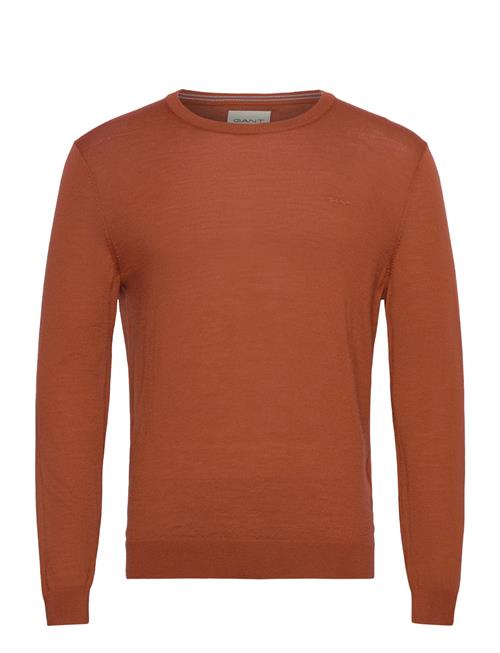 Extrafine Merino Wool C-Neck GANT Orange