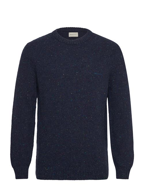 GANT Neps Wool C-Neck GANT Navy