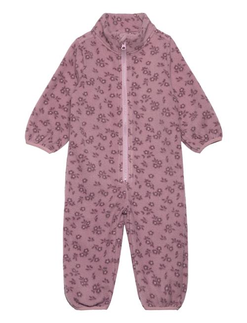 name it Nmnspektra Fleece Suit Aop Fo Name It Purple