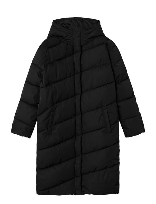 LMTD Nlfmyis03 Long Jacket Bias W Hood Fo LMTD Black