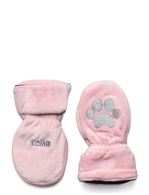 Se Fuzzy Infant Mitt Kombi Pink ved Booztlet