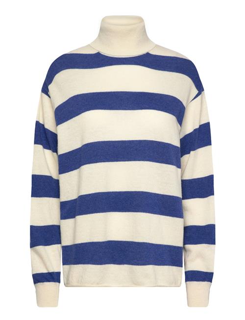 Mads Nørgaard Eco Wool Stripe Kally Sweater Mads Nørgaard Blue