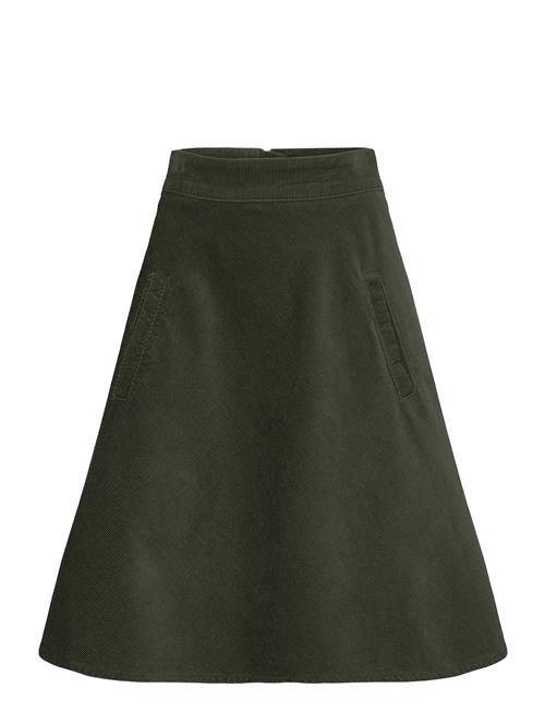 Mads Nørgaard Mini Cord Stelly Skirt Mads Nørgaard Green