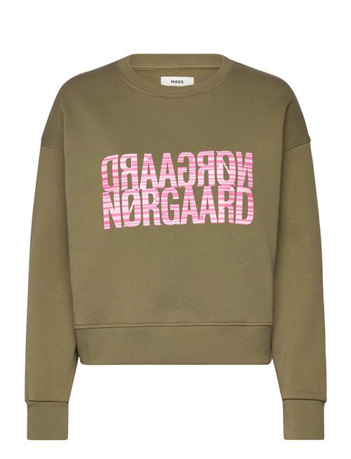 Se Mads Nørgaard Organic Sweat Tilvina Sweatshirt Mads Nørgaard Green ved Booztlet