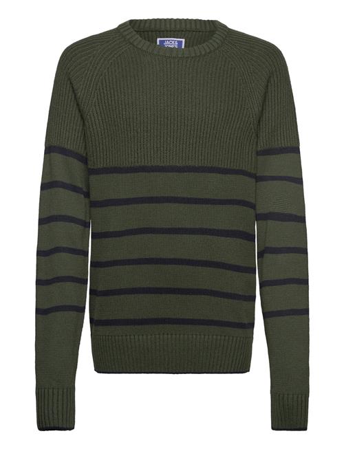 Se Jack & Jones Jjpannel Knit Crew Neck Aw24 Jnr Jack & J S Green ved Booztlet