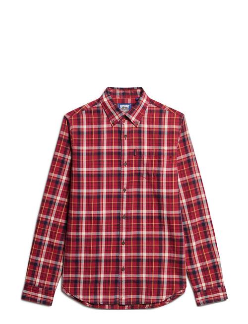 Superdry Vintage Check Shirt Superdry Red