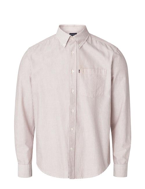 Lexington Clothing Casual Stripe Oxford B.d Shirt Lexington Clothing Red