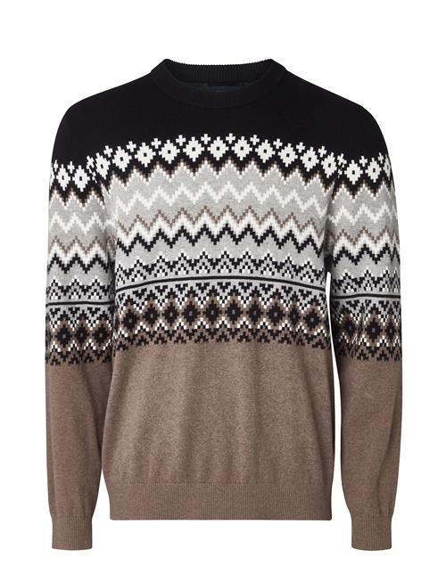 Lexington Clothing Bret Fair Isle Sweater Lexington Clothing Brown