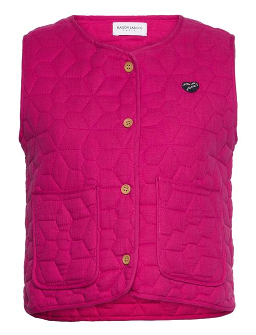 Valhubert Small Heart Patch Maison Labiche Pink