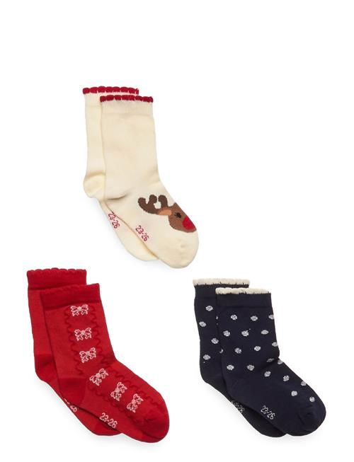 Minymo 3-Pack Socks Minymo Patterned