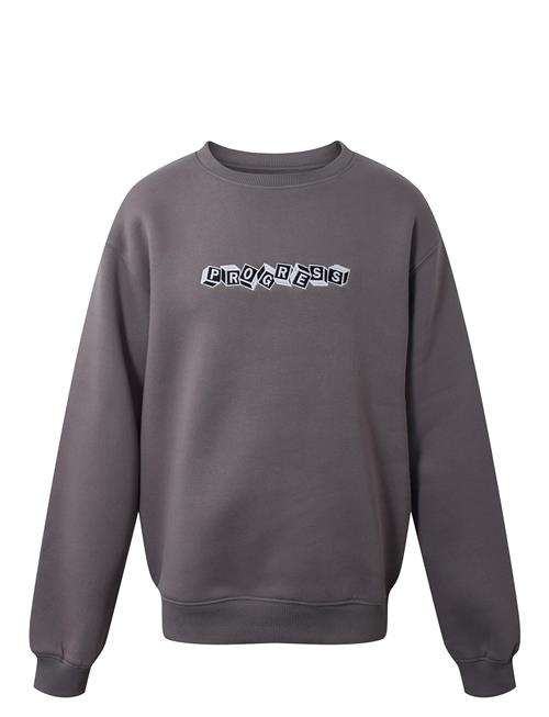 Hound Crew Neck W/Print Hound Grey