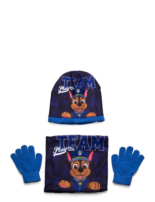 Se Paw Patrol Bonnet + Gloves + Collar Paw Patrol Patterned ved Booztlet