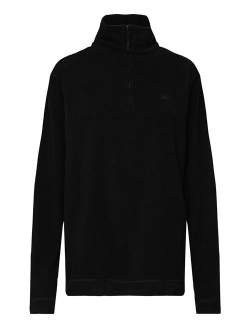 Se Rains Addis Fleece Half Zip Rains Black ved Booztlet