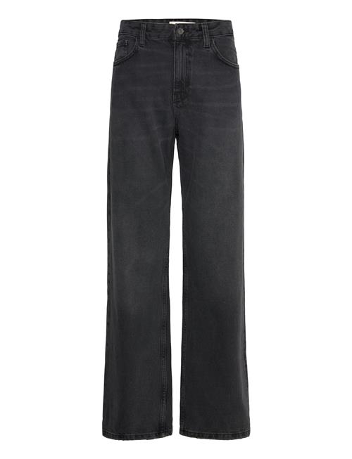 Mango Mid-Rise Straight Jeans Mango Grey