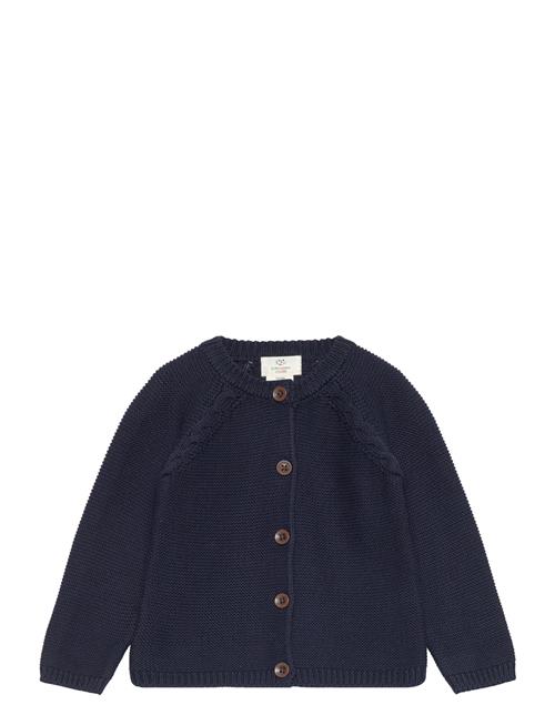 Classic Baby Cotton Cable Cardigan Copenhagen Colors Navy