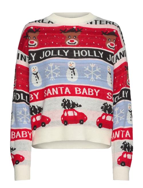 Vero Moda Vmholly Jollyflakes Ls O-Neck Pull.xmas Vero Moda Patterned