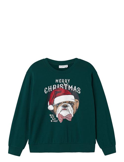 Se name it Nkmvismas Ls Nreg Sweat Bru Name It Green ved Booztlet