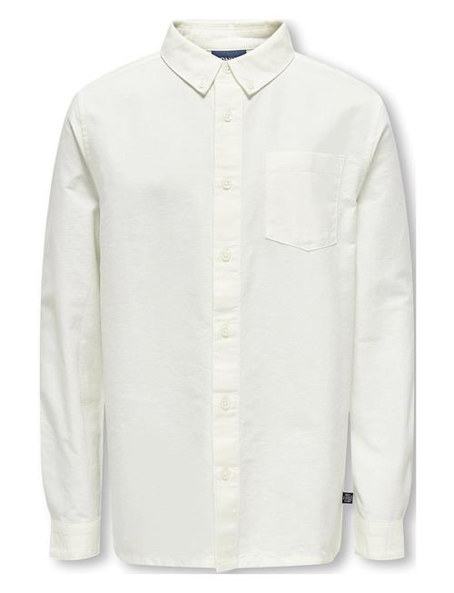 Kids Only Kobrasmus L/S Oxford Shirt Wvn Kids Only White