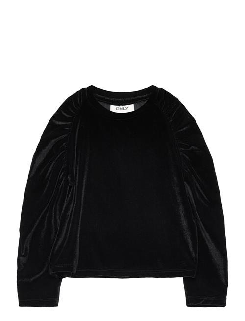 Kids Only Kogsille L/S Velvet Detail Top Jrs Kids Only Black