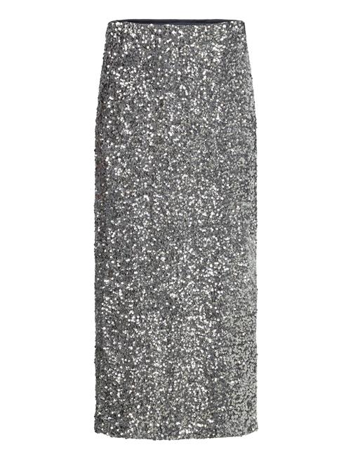 Object Objkinne Hw Long Skirt 136 Object Silver