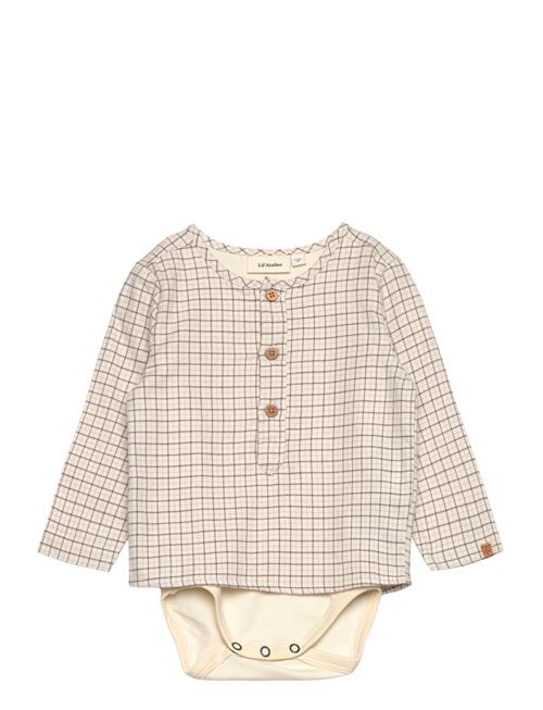 Lil'Atelier Nbmdamieno Ls Loose Body Shirt Lil Lil'Atelier Beige