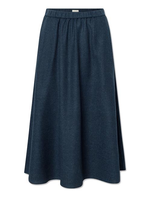 Agnes Skirt - Wool STUDIO FEDER Navy