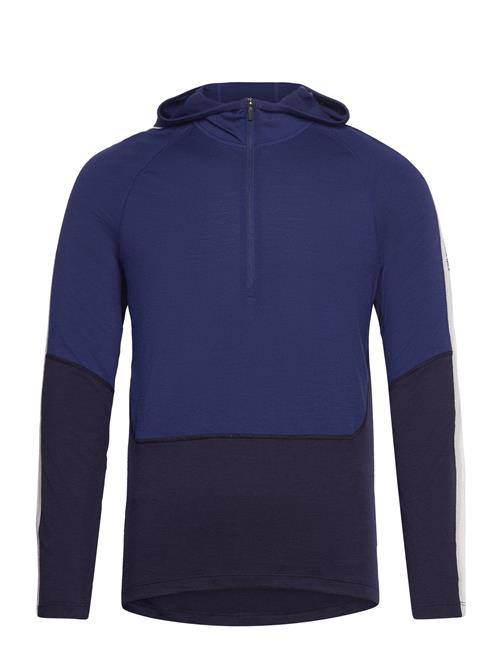 Icebreaker M Mer 200 S Bula Ls Half Zip Hood Icebreaker Navy