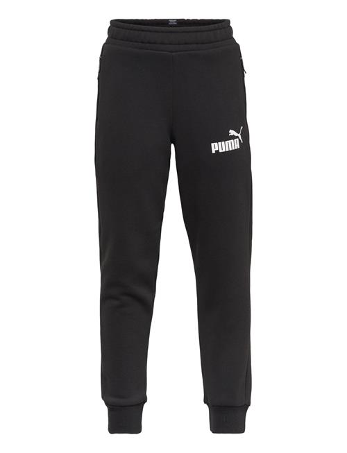 Se PUMA Ess Logo Pants Fl Cl B PUMA Black ved Booztlet