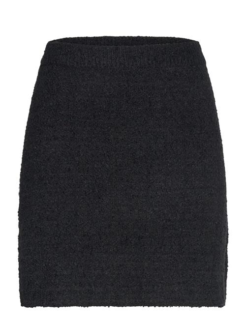 Brielle Short Knitted Skirt Bubbleroom Black