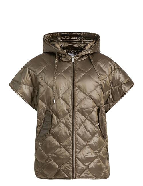 Ivo Nikkolo Hooded Quilted Vest, Manyana Ivo Nikkolo Brown