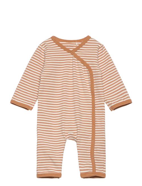 Fixoni Jumpsuit Y/D Stripe Fixoni Brown