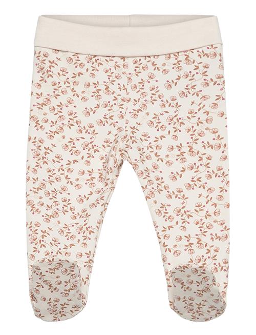 Fixoni Pants W. Feet - Aop Fixoni Beige