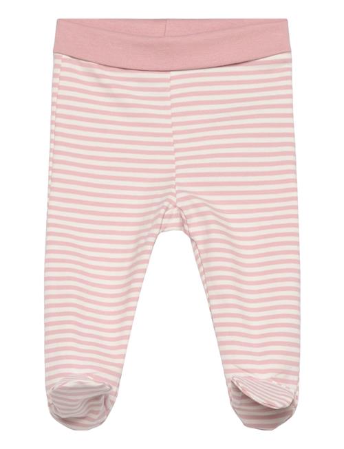 Fixoni Leggings W.feet - Y/D Stripe Fixoni Pink