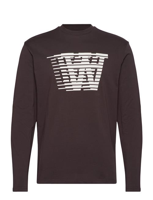 Wwmel Big Print Longsleeve Gots WOOD WOOD Brown
