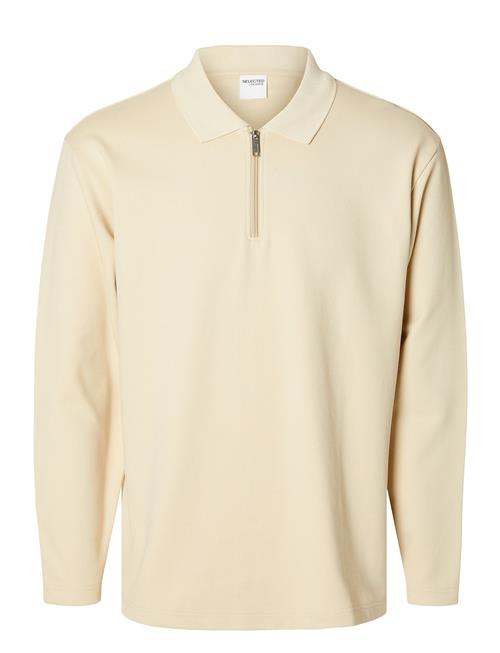 Se Selected Homme Slhrelaxhank Ls Polo Sweat Selected Homme Cream ved Booztlet