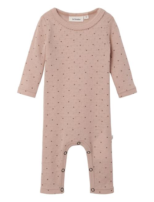 Lil'Atelier Nbfnava Ls Slim Wool Suit Lil Lil'Atelier Pink