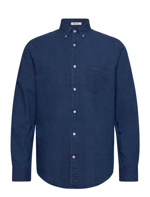 GANT Reg Indigo Dot Shirt GANT Blue