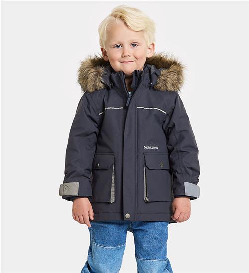 Se Didriksons Vinterjakke - Kure - Navy ved KidsWorld